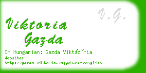 viktoria gazda business card